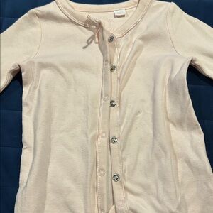 Burberry Cream Kids One Piece Bodysuit